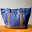 Upcycled eleather tote bag with dark brown details from pineapple leather.