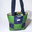 Bolso Tote reversible con cuadros verdes de Teresa